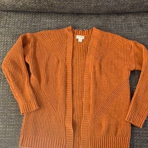 Cat & Jack Kids Burnt Orange Knit Cardigan